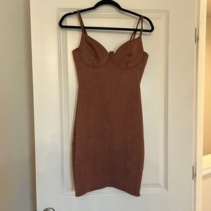 Mauve cocktail dress